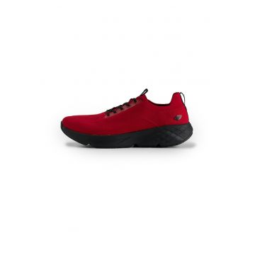 Pantofi sport barbati -  Velocore - rosu - poliester/poliuretan
