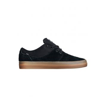 Pantofi unisex pentru skateboarding din piele intoarsa si detalii din panza