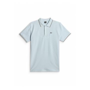 Tricou barbati -  polo - regular - albastru - bumbac - Albastru