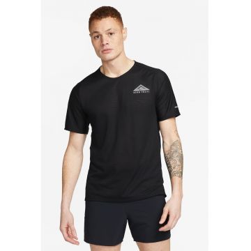 Tricou cu tehnologie Dri-Fit pentru alergare - Negru