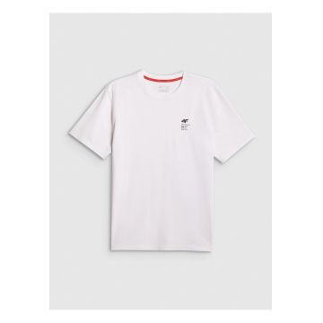 Tricou  regular - alb - Alb