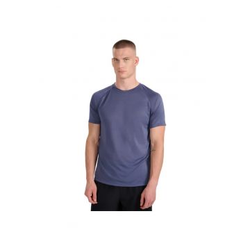 Tricou sport  albastru - maneca lunga - pentru alergare si antrenament
