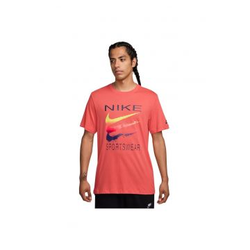 Tricou sport barbatesc  Proiect Special 25 - croiala regulata - roz - bumbac