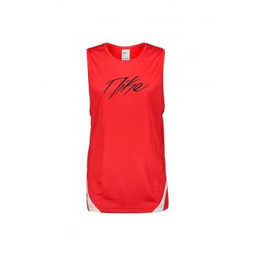 Tricou sport -  Dri-FIT Icon - croiala relaxata - rosu - poliester
