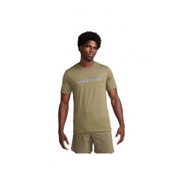 Tricou sport  Pro - Dri-FIT - poliester - bumbac - kaki
