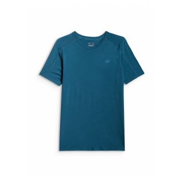 Tricou sport  trekking - lana merinos - turcoaz