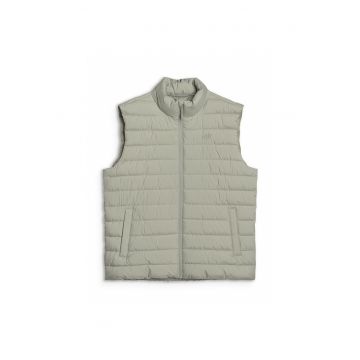 Vesta sport barbateasca  bej - sintetic - guler inalt