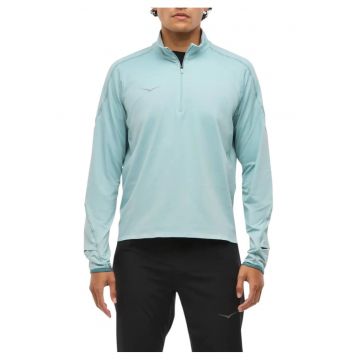 Bluza alergare barbati  GlideTech SS 2025 - Albastru deschis
