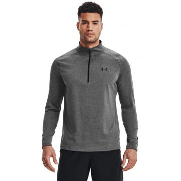 Bluza cu logo pentru fitness Tech™ - Gri inchis melange