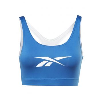 Bustiera sport cu detaliu logo -