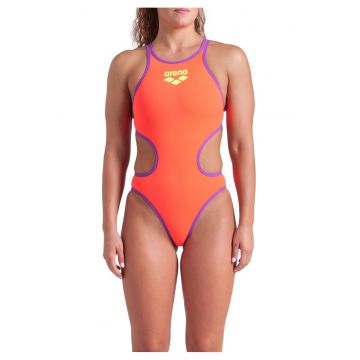 Costum baie dama  One Biglogo - Portocaliu/Mov
