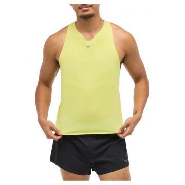 Maiou alergare barbati  Race Singlet - Galben deschis