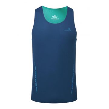 Maiou alergare barbati  Tech Race Vest SS 2025 - Albastru