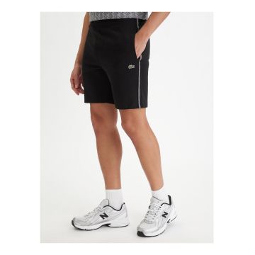 Pantaloni barbati -  sorturi sport - negru - bumbac - casual