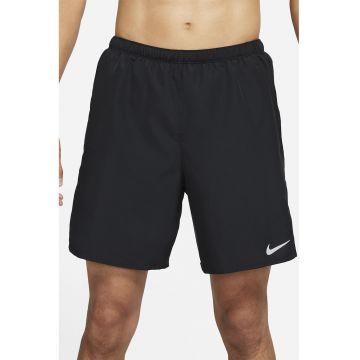 Pantaloni scurti cu tehnologie Dri-Fit si design 2in1 - pentru alergare Challenger - Negru