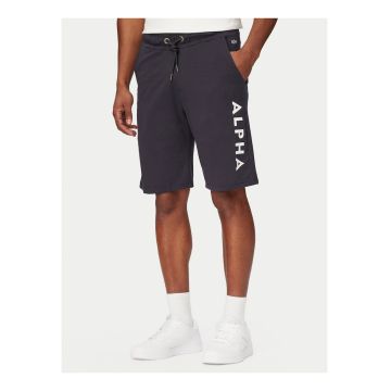 Pantaloni scurti sport Barbati -  Bleumarin - bumbac - stil minimalist