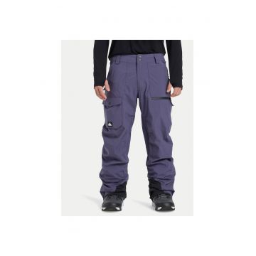 Pantaloni sport barbati -  impermeabili - respirabili - albastru - fibre sintetice