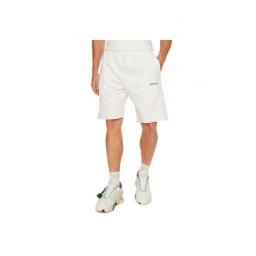 Pantaloni sport barbati -  material sintetic - alb -