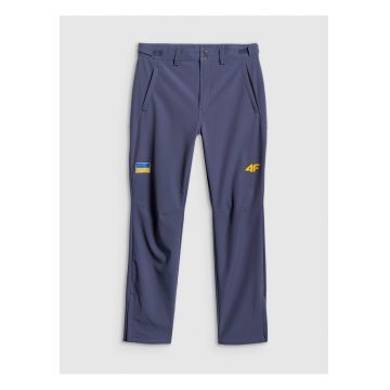 Pantaloni sport barbati -  Milano-Cortina/Ucraina - softshell - bleumarin