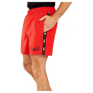 Pantaloni sport barbati  TAPE - rosu - poliester -