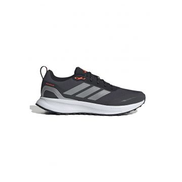 Pantofi Runfalcon 5 cu finisaj rezistent la apa - pentru alergare - Gri/Negru stins