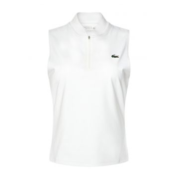 Top sportiv -  alb - material elastic - tehnologie Ultra Dry -