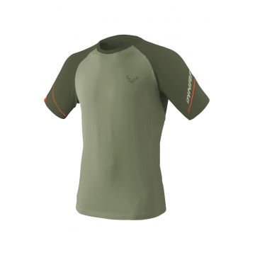Tricou alergare barbati  Alpine Pro - Verde/Kaki