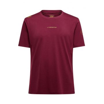 Tricou barbati  Traverse - Rosu inchis