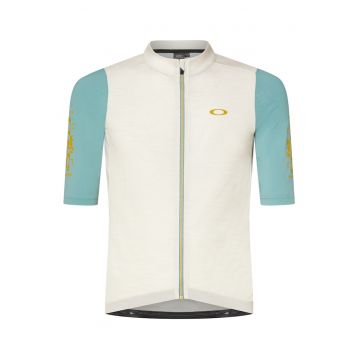 Tricou ciclism barbati  Off Grid Jersey 2.0 - Bej/Albastru