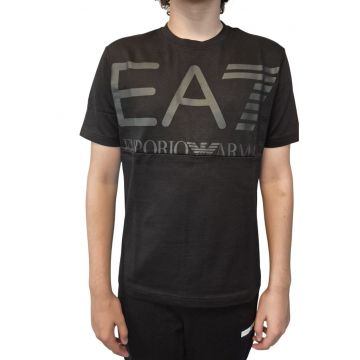 Tricou  EA7 Train Logo Series M Oversize 62489 - Negru