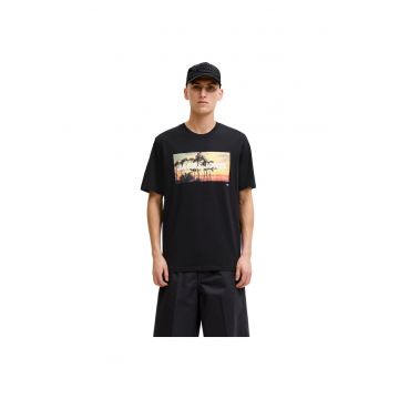 Tricou JACK &JONES Indiana SS LN 59830 - Negru