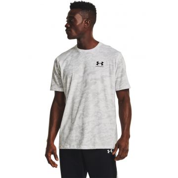 Tricou lejer ABC Camo - Alb