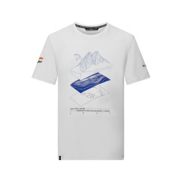 Tricou tehnic barbati  X-Alps - Alb