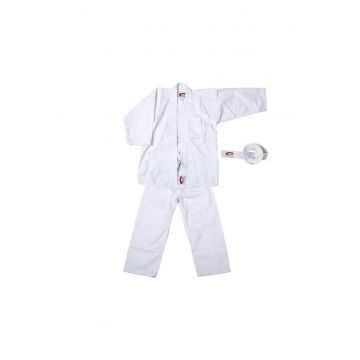 Uniforma karate  bumbac - alb - 110cm
