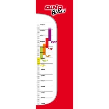 Bicicleta pentru copii Dino Bikes Vintage White 16 inch, inaltime cuprinsa intre 107-125 cm, roti ajutatoare, cosulet, claxon, aparatoare pentru lant