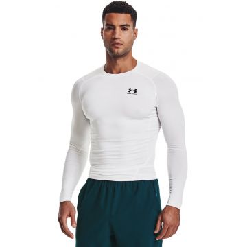 Bluza slim fit pentru antrenament Armour - Alb/Negru
