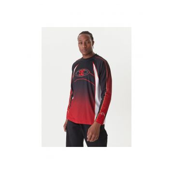 Bluza sport barbati -  maneca lunga - poliester - negru