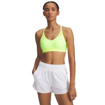 Bustiera crossback cu detalii logo pentru fitness - Verde lime