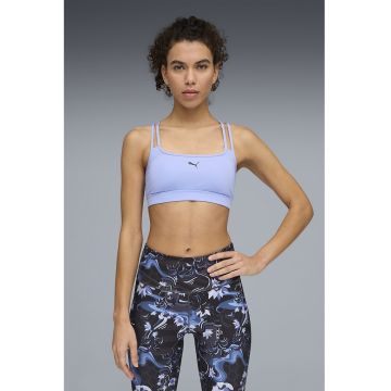 Bustiera pentru fitness Move Strappy - Albastru lavanda