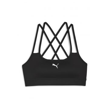 Bustiera pentru fitness Move Strappy - Negru