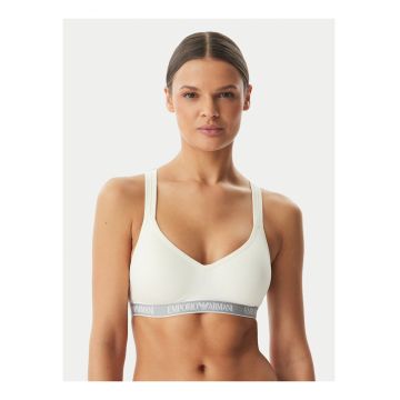 Bustiera sport dama -  alb - bumbac - uni