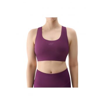 Bustiera sport dama RSS25USBAF152 - 4F - Poliester/Elastan - Mov