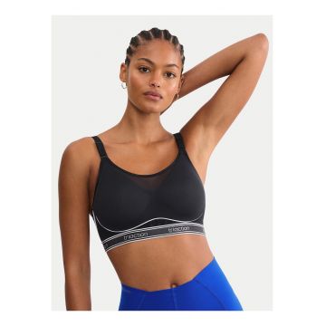 Bustiera sport -  neagra - fara armatura - material respirabil