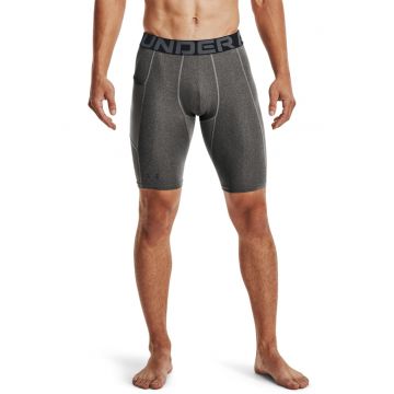 Colanti scurti cu banda logo pentru fitness HeatGear® - Gri antracit
