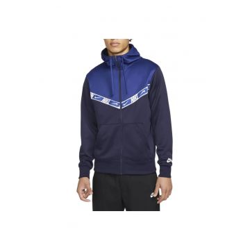 Hanorac cu fermoar Sportswear Repeat - Albastru inchis
