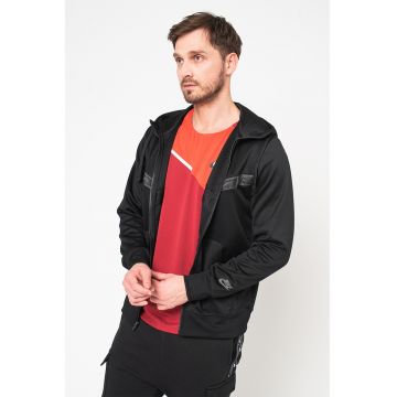Hanorac cu fermoar Sportswear Repeat - Negru