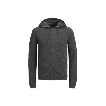 Hanorac JACK &JONES Hill Knit - 12190154-Dark Grey Melange 16548 - Gri