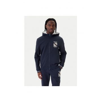 Hanorac sport barbati -  bleumarin - bumbac - fermoar -