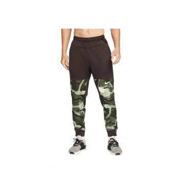 Pantaloni cu snur interior - pentru fitness - Maro