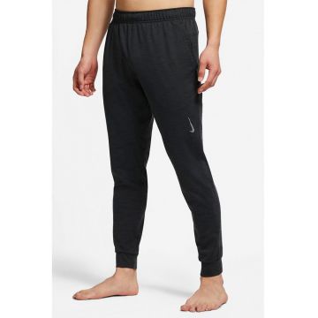 Pantaloni cu snur interior si Dri-Fit - pentru yoga - Negru